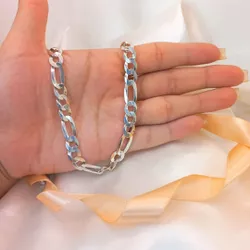 Corrente em Prata 3x1 - CP001 - Almeida Prada