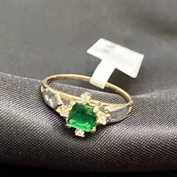 Anel de formatura em ouro 18k com 1.5 grama com 4 ... - Almeida Prada