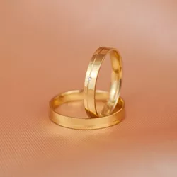ALIANÇA DE OURO 18K 3MM - MODELO IVY - ARN19 - Almeida Prada