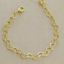 Pulseira ouro 18k coração 4g - 1149 - Almeida Prada
