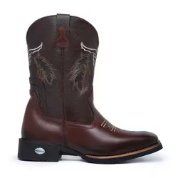 Bota Texana Cara de Boi Café - 4084-CAFE - Amarok Boots