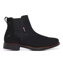 Bota Chelsea Masculina Nobuck Preto - 4051-PRETO-N... - Amarok Boots