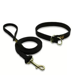 Colar Enforcador + Super Guia 1,50m - Preto - 3201-014-6301-ES - Amorosso