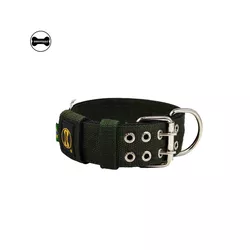  Coleira Para Cachorro Amorosso (Verde Militar e Preto) - 4001-022-014 - Amorosso