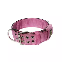  Coleira Para Cachorro Amorosso (rosa e preto) - tr.20.2 - Amorosso