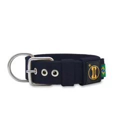  Coleira Para Cachorro Fit (azul marinho) - 4201-005 - Amorosso