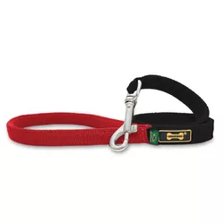 GUIA DE PASSEIO AMOROSSO Preto e Vermelho - 6201-014-023-G - Amorosso