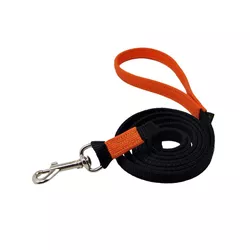 Guia Longa Amorosso® (Preto e Laranja) 1,80m - g.2.16 - Amorosso