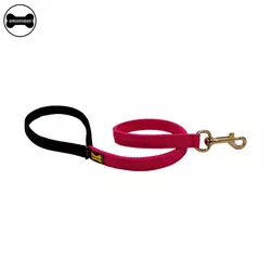 GUIA CURTA AMOROSSO® (Pink e Preto) - 6201-013-014 - Amorosso