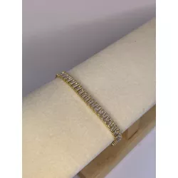 Pulseira Riviera Baguete Cristal - RPS29 - ANA B ACESSÓRIOS