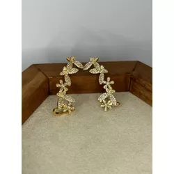 Brinco Ear Cuff Borboleta Micro Cravejado - LBR98 - ANA B ACESSÓRIOS