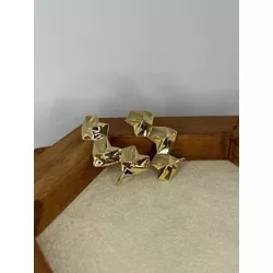 Brinco Ear Cuff Coração Sextavado - EBR899 - ANA B ACESSÓRIOS