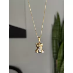 Colar Teddy Dois Banhos - LCO5074 - ANA B ACESSÓRIOS