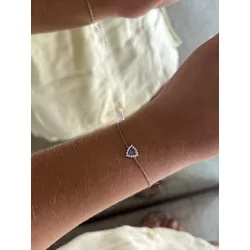 Pulseira Joinha Tanzanita - LBPS91 - ANA B ACESSÓRIOS