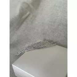 Kit 4 Pulseiras Rivieras Elástico Cristal - LBPSC - ANA B ACESSÓRIOS