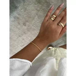 Pulseira Cordão Baiano Fina 2mm - RCO38 - ANA B ACESSÓRIOS