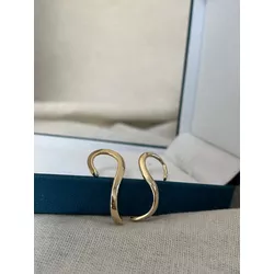 Brinco Ear Hook Orgânico Banhado a Ouro - LBR7389 - ANA B ACESSÓRIOS