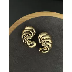 Brinco Caracol Banhado a Ouro - EFBR05 - ANA B ACESSÓRIOS