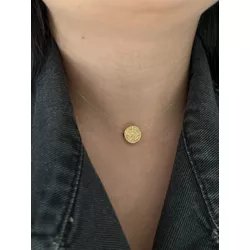Colar Fio de Nylon com São Bento Banhado a Ouro - ... - ANA B ACESSÓRIOS