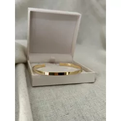 Bracelete Fino Ajustável Banhado a Ouro - 36 - ANA B ACESSÓRIOS