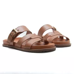 Sandália Papete - Maisa, Coconut - 25010-C - ANALAURACALCADOS
