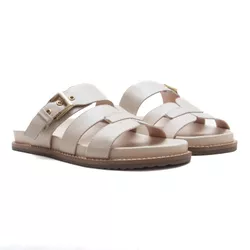 Sandália Papete - Maisa, Off White - 25010-A - ANALAURACALCADOS