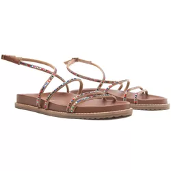Sandália Papete - Alycia, Brown - 25040-C - ANALAURACALCADOS