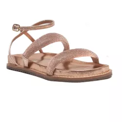 Sandália Papete - Alana, Cobre - 23973C - ANALAURACALCADOS