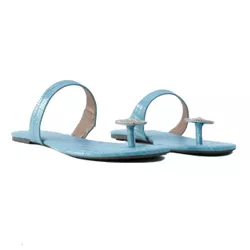 Rasteira Flat - Maya, Pistache - 21755P - ANALAURACALCADOS