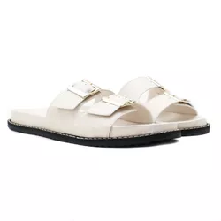 Sandália Papete - Zaya, Off White - 21210OF - ANALAURACALCADOS