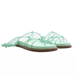Sandália Papete - Kin, Citrino - 21295C - ANALAURACALCADOS