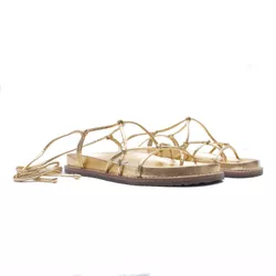 Sandália Papete - Kin, Ouro - 21295OU - ANALAURACALCADOS