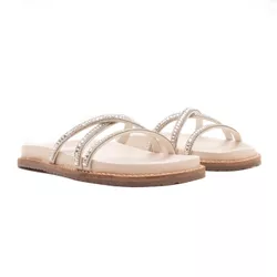 Sandália Papete - Giovanna, Off White - 22400OF - ANALAURACALCADOS
