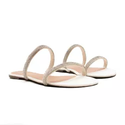 Rasteira - Dani, Off White - 22700OW - ANALAURACALCADOS