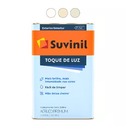 TINTA ACRÍLICA P PAREDE SEMI BRILHO TOQUE DE LUZ B... - Andraort Tintas