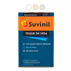 TINTA PARA PARDE TOQUE DE SEDA ACETINADO BRANCO 18... - Andraort Tintas