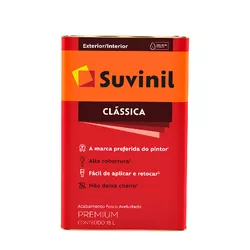 TINTA LATEX CLÁSSICA PARA PAREDE MARFIM FOSCO 18L - Andraort Tintas