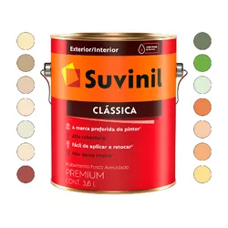 TINTA CLÁSSICA LATEX PAREDE FOSCO PREMIUM AREIA 3,... - Andraort Tintas