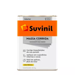 MASSA CORRIDA REMOVE IMPERFEIÇÕES LATA 25KG - Andraort Tintas