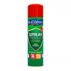 TINTA SPRAY PREMIUM METALIZADO 090 VERMELHO 400ML - Andraort Tintas