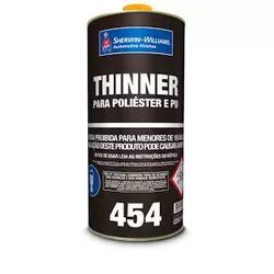 THINNER 454 POLIESTER 900ML LAZZURIL - Andraort Tintas