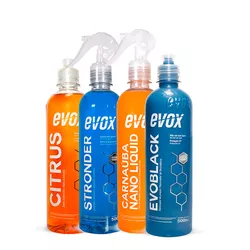 KIT LAVAGEM A SECO 01 BANHO AUTOMOTIVO EVOX - Andraort Tintas