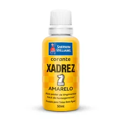 CORANTE LIQUIDO XADREZ AMARELO 50ML - Andraort Tintas
