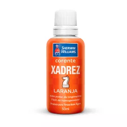CORANTE LIQUIDO XADREZ LARANJA 50ML - Andraort Tintas