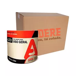 CAIXA C/ 36 UNID DE FITA CREPE 423 48X50 USO GERAL... - Andraort Tintas