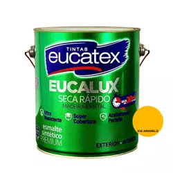 TINTA EUCALUX ESMALTE SINTÉTICO BRILHANTE AMARELO ... - Andraort Tintas