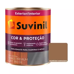 TINTA ESMALTE PREMIUM COR E PROTEÇÃO MARROM CONHAQ... - Andraort Tintas