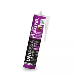 SILICONE FLEXÍVEL BASE D'ÁGUA BRANCO 280ML UNIPEGA... - Andraort Tintas