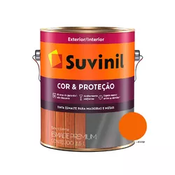 TINTA ESMALTE PREMIUM COR E PROTEÇÃO LARANJA 3,6LT... - Andraort Tintas