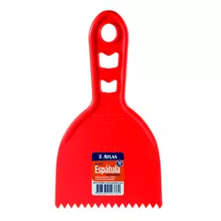 ESPÁTULA DE PLÁSTICO DENTADA 10CM 151/10 ATLAS - Andraort Tintas